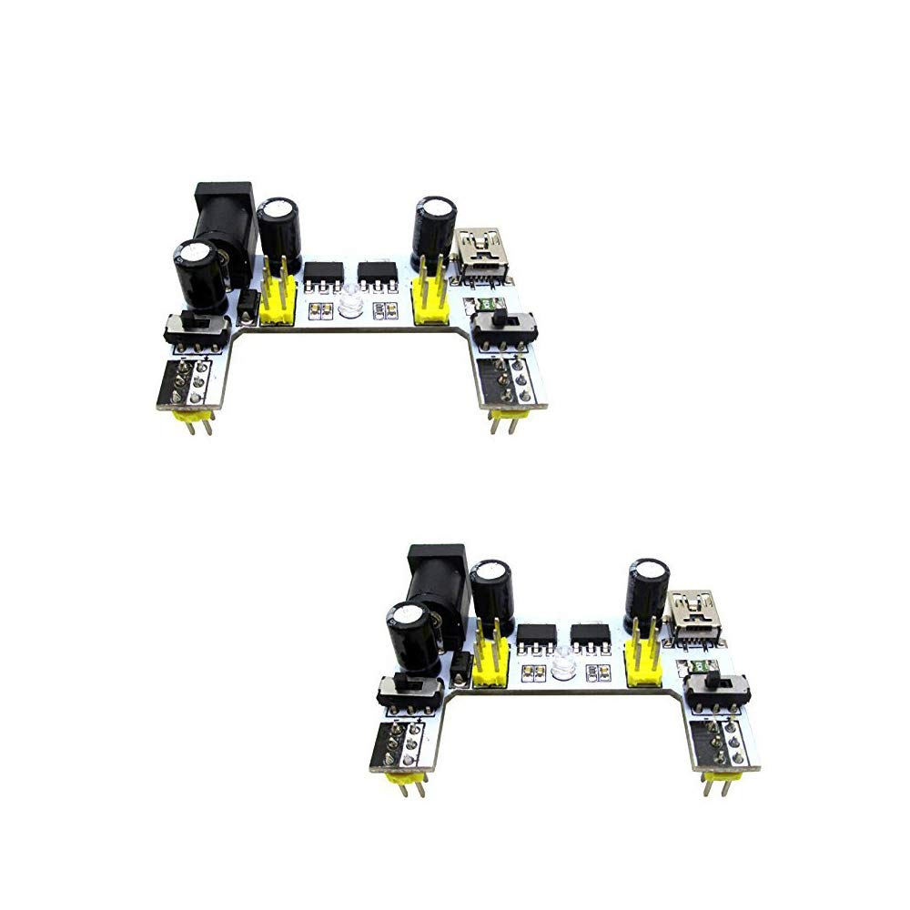 Two-Piece Breadboard Power Supply Module 3.3V and 5V