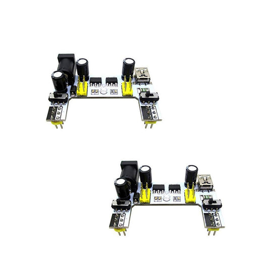 Two-Piece Breadboard Power Supply Module 3.3V and 5V