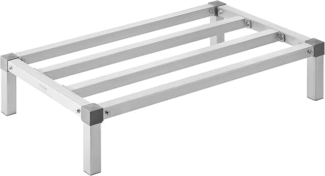 Aluminum Storage Rack, 36" x 20", 8" Off Floor