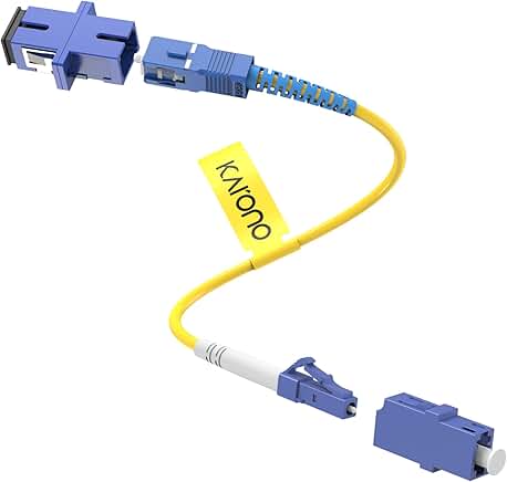 1 ft. LC to SC singlemode fiber optic adapter cable