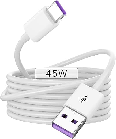 Fast 45W USB-A to USB-C Car Charging Cable for iPhone