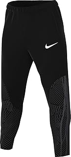 Men's Black and White Soccer Pants, Large