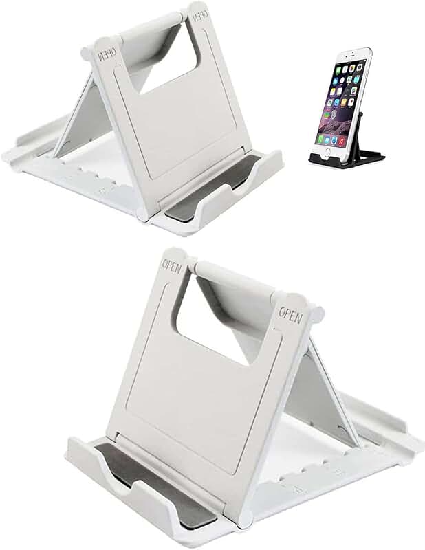 Foldable Portable Phone Stand for Desk, 2 Pack