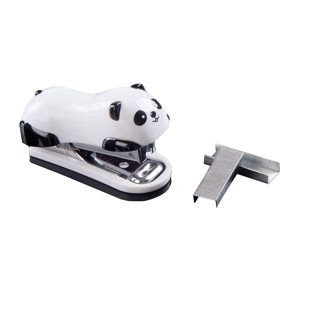 Cute Panda Mini Desktop Stapler for Home and Office