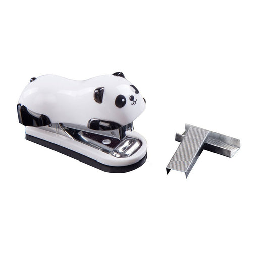 Cute Panda Mini Desktop Stapler for Home and Office