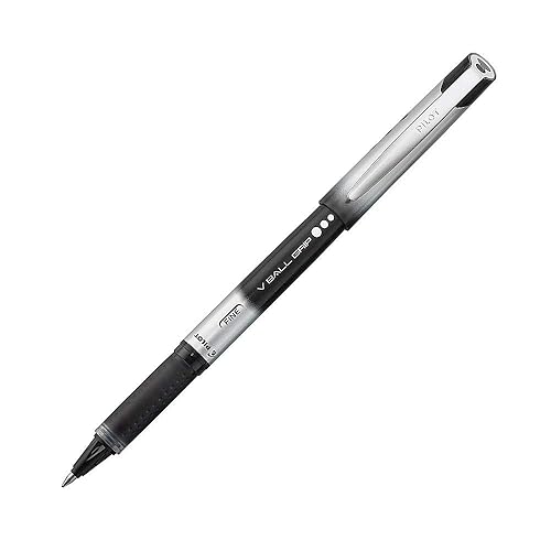 12 Black Fine Point Liquid Ink Rollers
