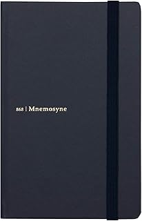 A6 Dot Grid Journal with Navy Cover, 80 Sheets