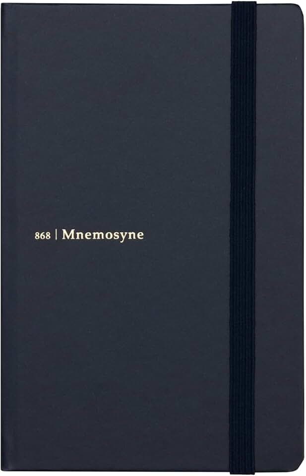 A6 Dot Grid Journal with Navy Cover, 80 Sheets