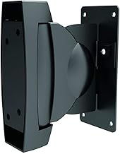 Adjustable Black Wall Mount Brackets for Speakers, Pair