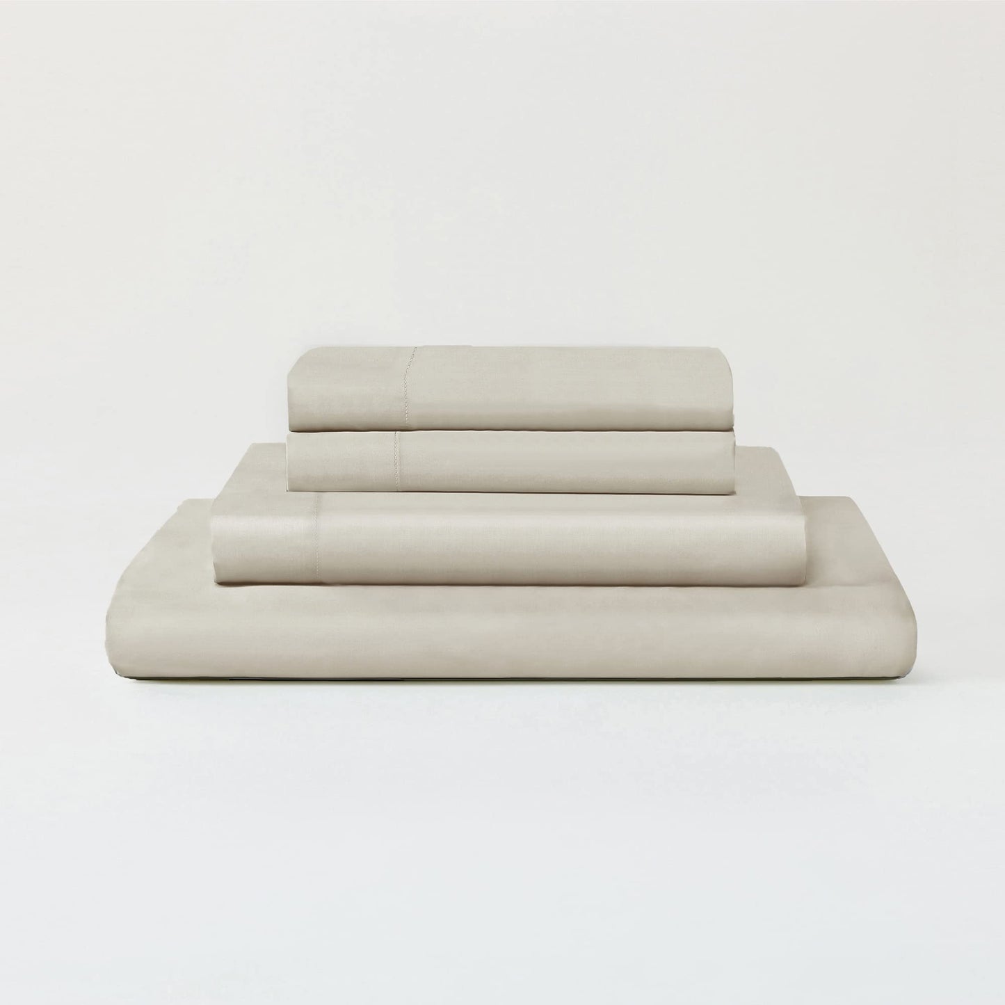 Premium 100% Austrian Eucalyptus Lyocell Tencel Sheet Set, Softer Than Silk, Architectural Digest 2022 Best Cooling Sheets ard Winner  4pc  2 Pillowcases 1 Fitted Sheet 1 Flat Fog, King)