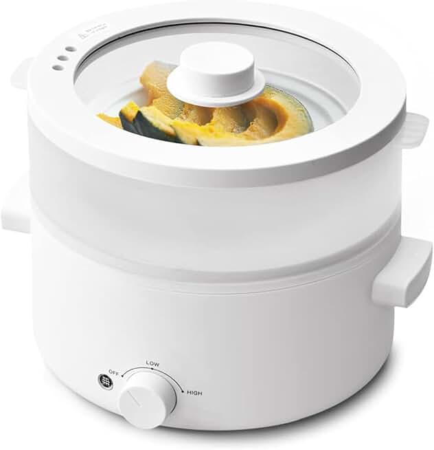 Electric Steamer with 2L Non-stick Pot