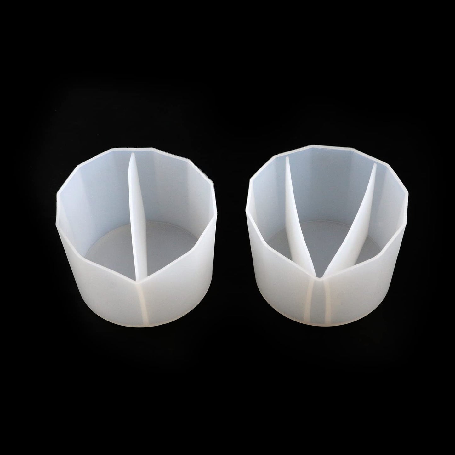 2PCS Silicone Split Cups for Paint, 2 and 3 Channels