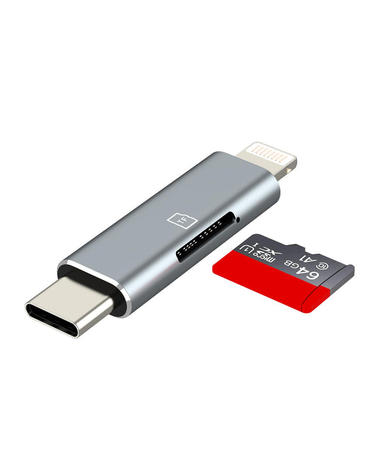 USB C to Micro SD Card Reader for iPhone and Android