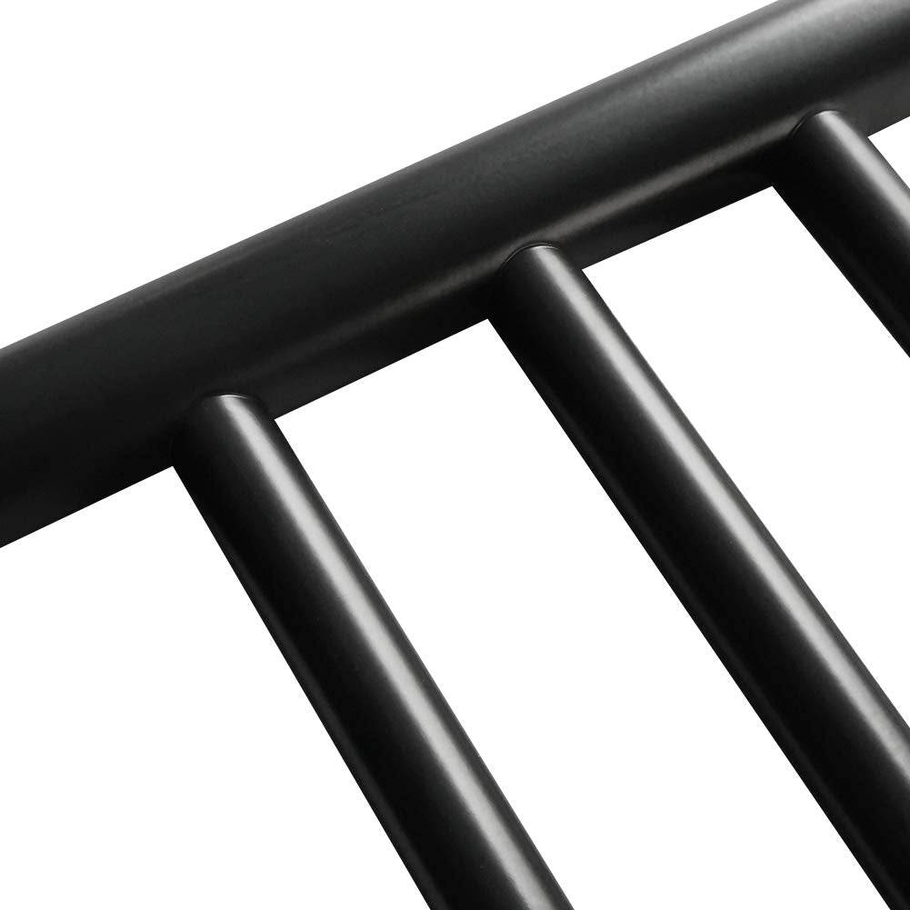 HEAT E Hot Towel Warmer for Bath Hardwired Heated Drying Rack Matte Black