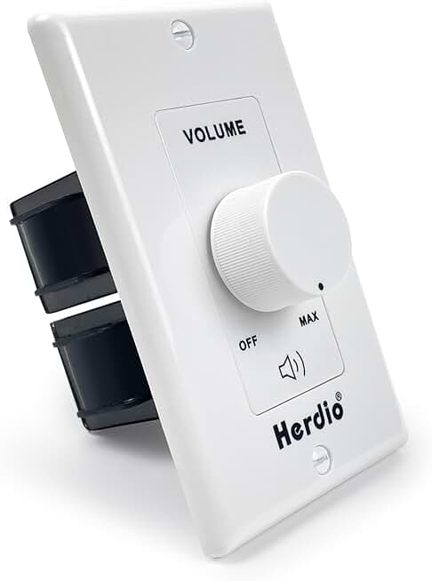 In-wall 100W Speaker Volume Control with 12-Position Adjustment