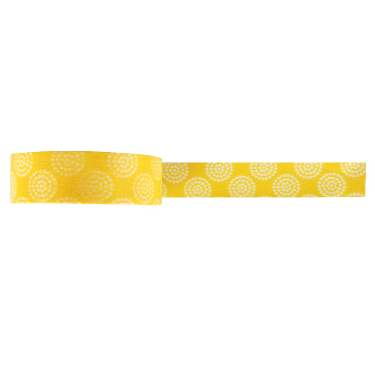 Yellow Dotted Washi Masking Tape