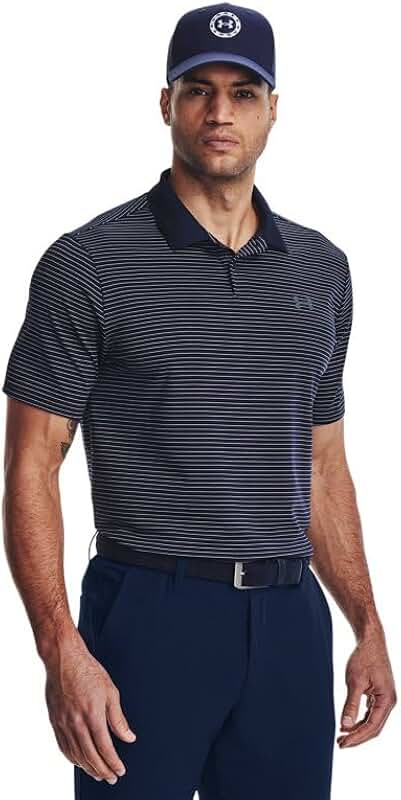 Men's Stripe Polo Shirt
