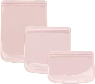 Silicone Reusable Storage Bags, Flat 3-Pack