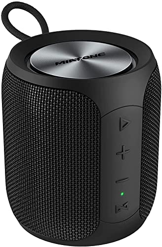 Portable Bluetooth Waterproof Speaker with Subwoofer, 16W, Black
