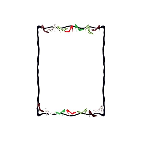 Heels Holiday Letterhead, 8.5" x 11", 80 sheets
