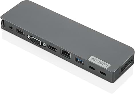 7-in-1 Portable USB-C Mini Dock with HDMI, VGA, and 45W Charging
