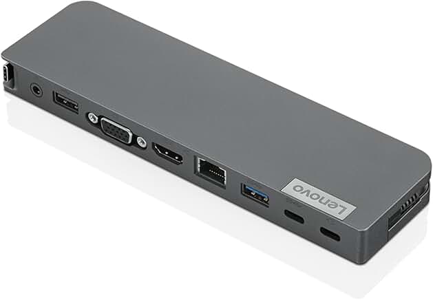 7-in-1 Portable USB-C Mini Dock with HDMI, VGA, and 45W Charging