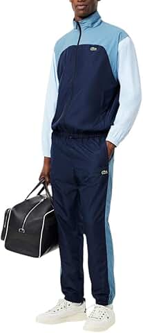 Men's Regular Fit Colorblock Trackpants