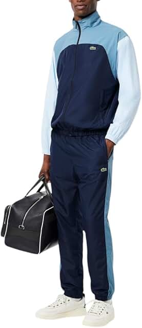 Men's Regular Fit Colorblock Trackpants