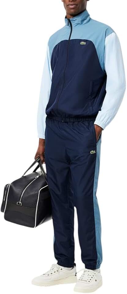 Men's Regular Fit Colorblock Trackpants