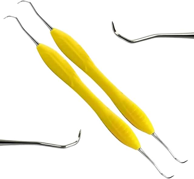 Professional 2-Piece Micro Sickle Scaler Dental Tool Set