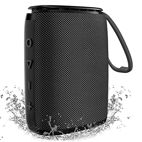 IPX7 Waterproof Bluetooth Speaker, H3 Portable Wireless Speaker Bluetooth 5.0 with Rich Bass HD Stereo Sound 15H Playtime USB-C Charge, Shower Speaker TWS Pairing for Home, Outdoors, Travel