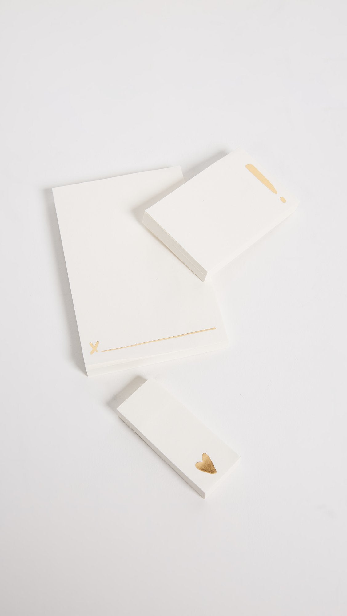 Women's Flamingo Dot Gold Sticky Note Set
