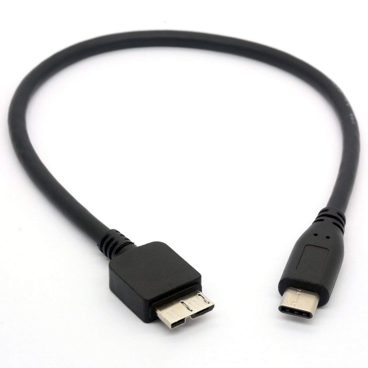 USB C to Micro USB Cable for Hard Drive, 30 cm