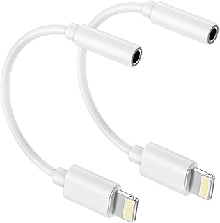 Lightning to 3.5 mm headphone adapter, 2-pack