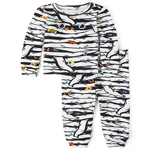 Baby   Pajama Set, White, 0-3MONTHS