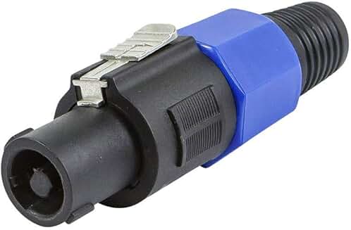 Pro Audio Cable with 4-Pole NL4 Female Connector