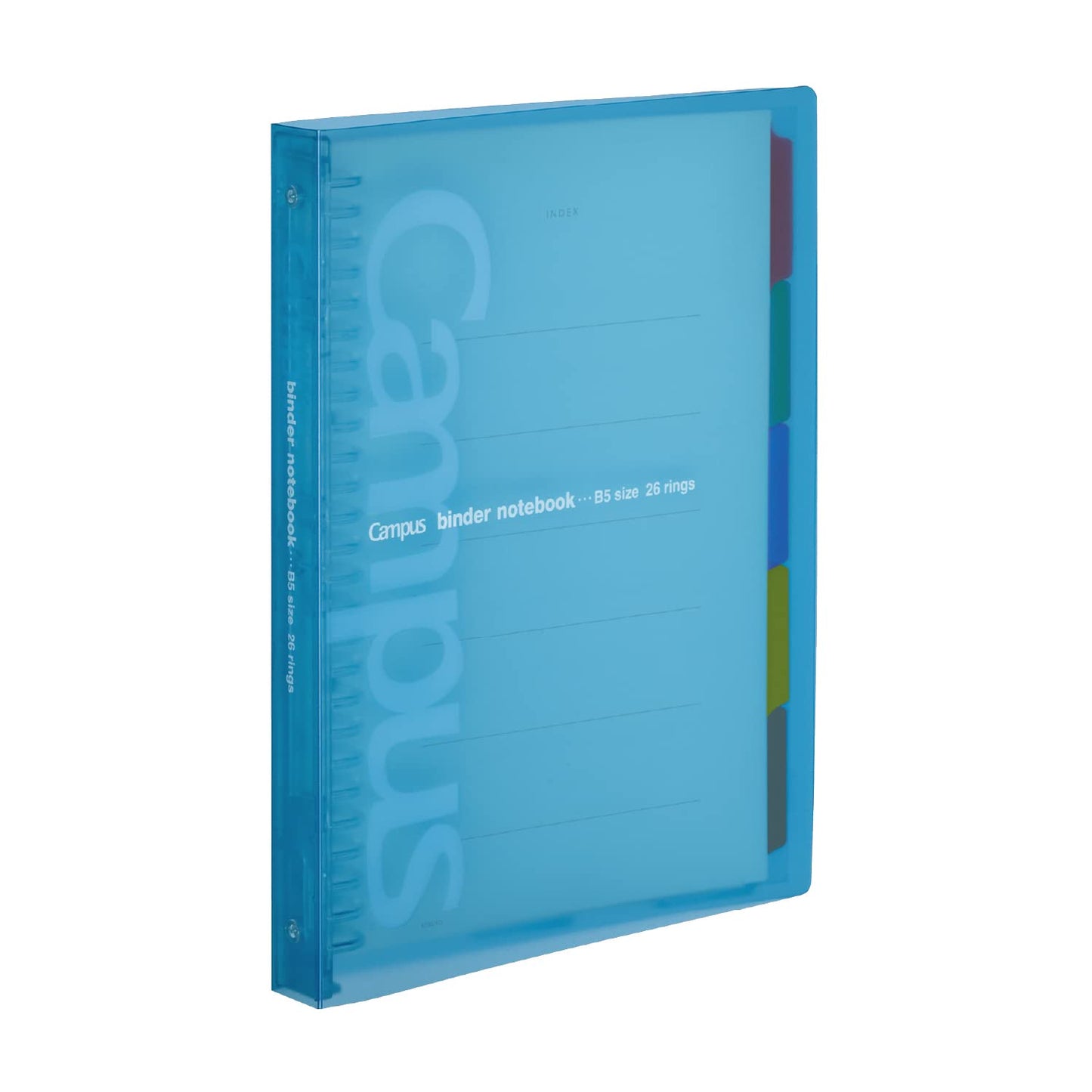Light Blue B5 Loose-Leaf Binder Slide for One-Touch