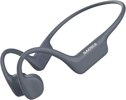 Open-Ear Bone Conduction Headphones with Mic and Waterproofing