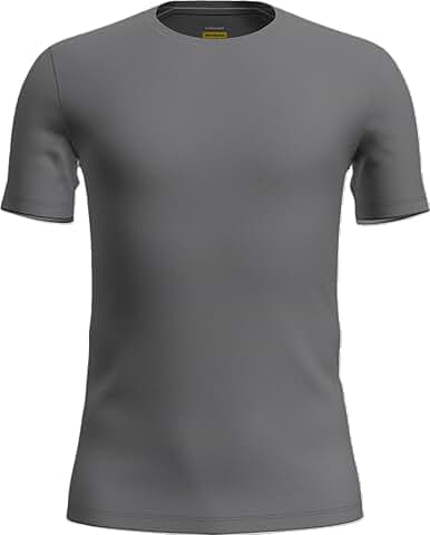 Men's Merino Short Sleeve Crewe T-Shirt, Large