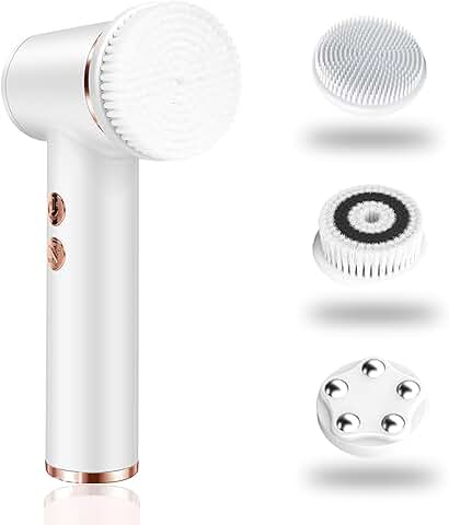 4-in-1 Electric Facial Cleansing Brush with 5 Speeds