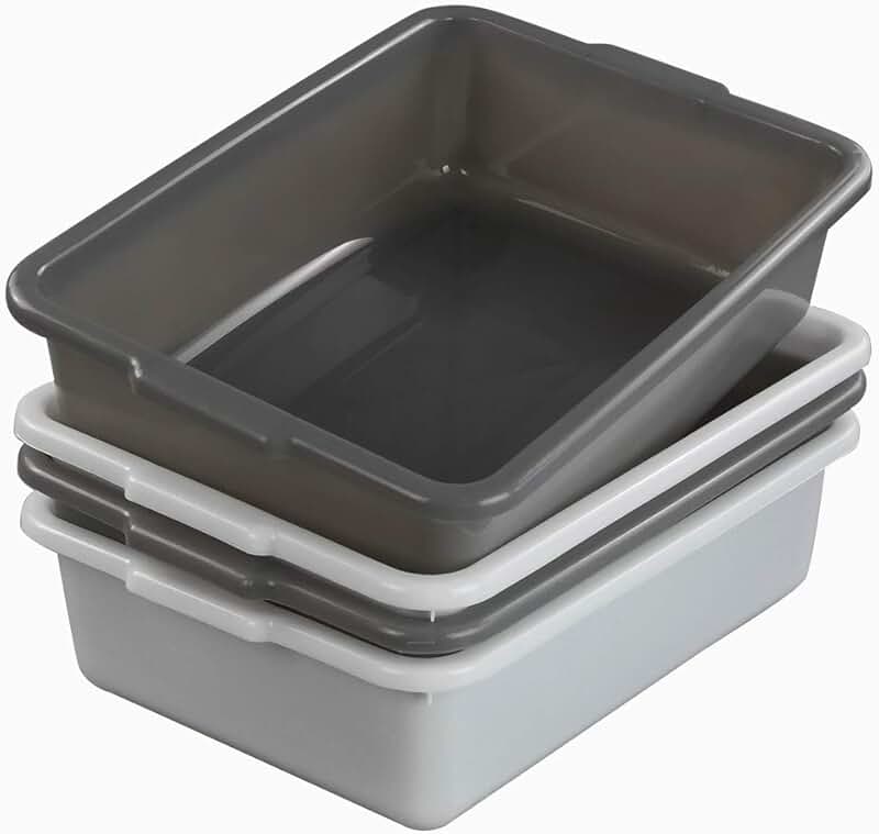 Plastic Bus and Utility Boxes, 4-Pack