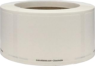 Dissolvable Food Storage Labels, 2x3 Inch, 500 Pack