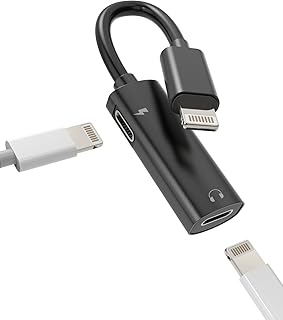 Dual Lightning Audio and Charging Adapter