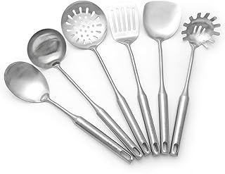 Six-Piece Stainless Steel Kitchen Utensil Set
