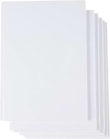 Six White Hardcover Blank Books for Kids to Write Stories