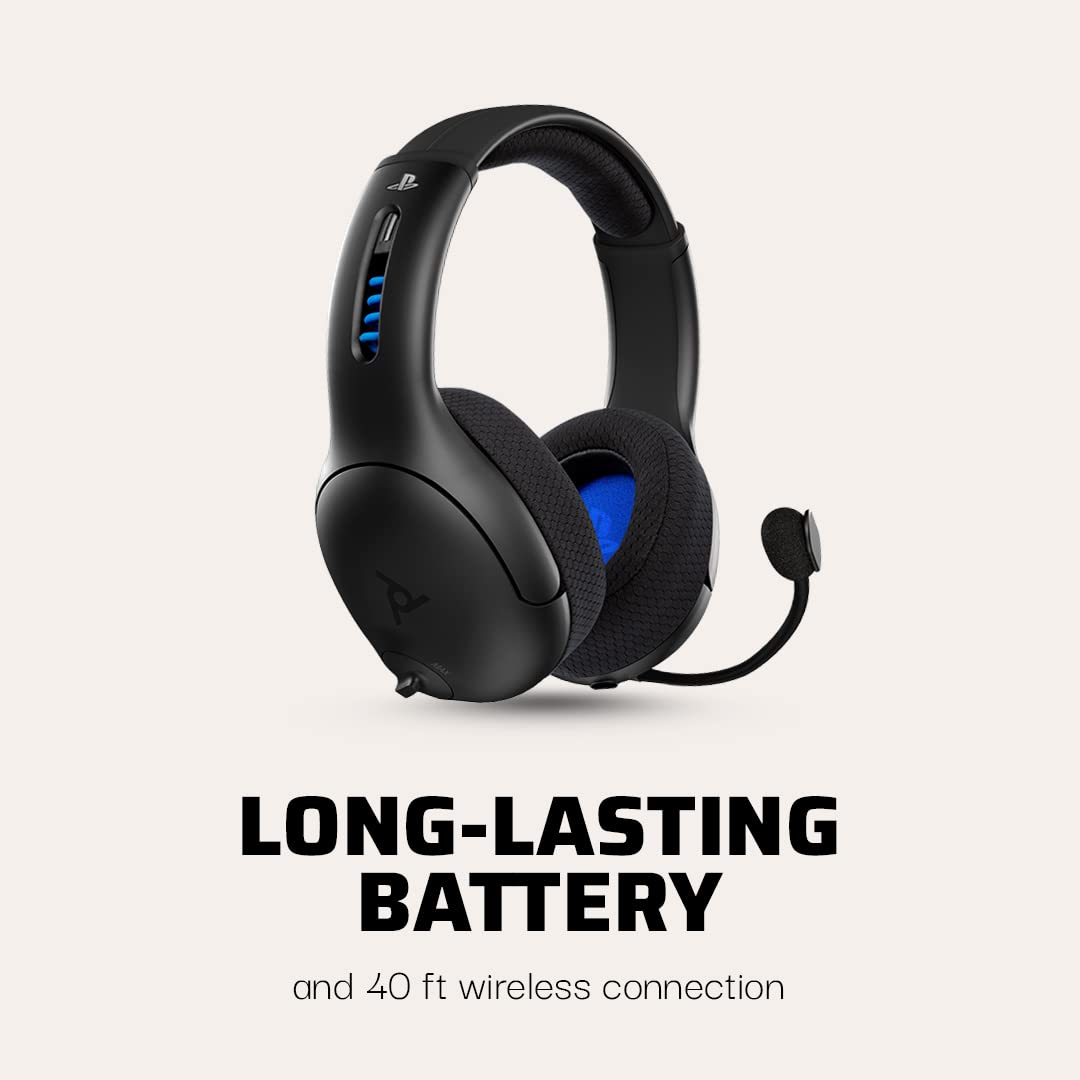 Gaming LVL50 Wireless Stereo Headset With Noise Cancelling Microphone: Black - PS5/PS4