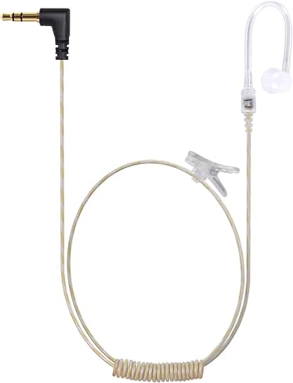3.5mm In-Ear Listen-Only Earpiece for Radio Communication