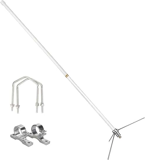 Dual-Band 144/430MHz Base Antenna with 7.2 dBi Gain
