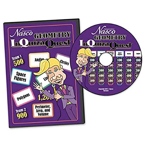 TB25651 InQuizaQuest Interactive Game Show Style CD-ROM, Geometry