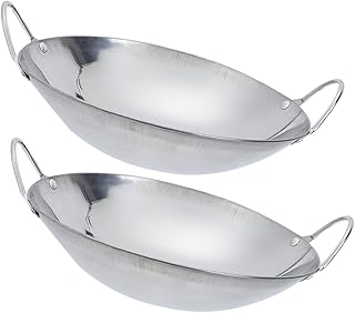 2-Piece Stainless Steel Cooking Utensil Handles for Wok and Pot